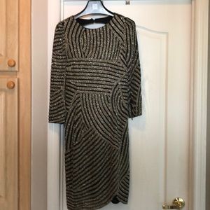 ARMANI Cocktail Dress Crystals and Glam! Size 4